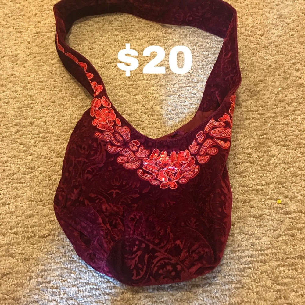 Red Cross over purse